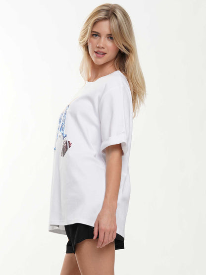Western Boots Football Top