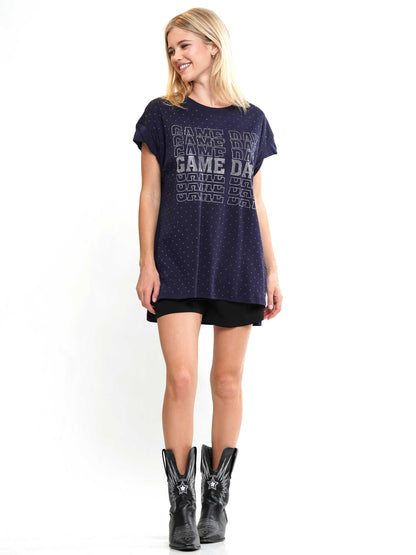 Polka Dot Game Day Top