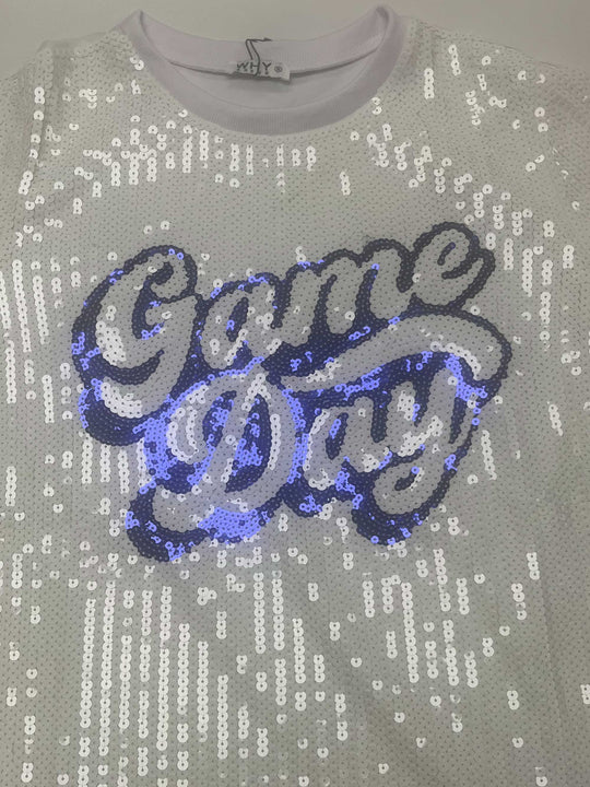 Gameday Sequin Top