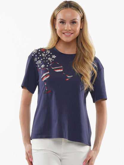 American Wine Glass Tee