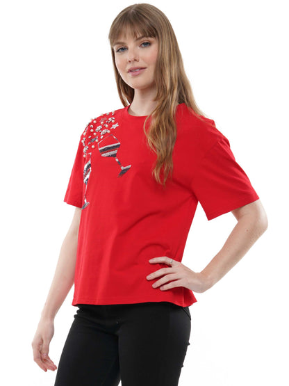 American Wine Glass Tee