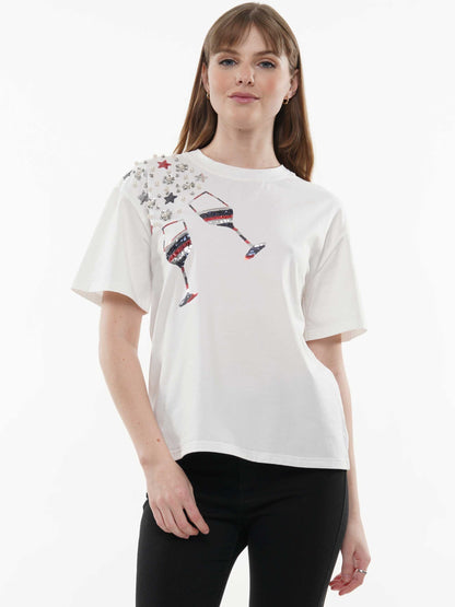 American Wine Glass Tee