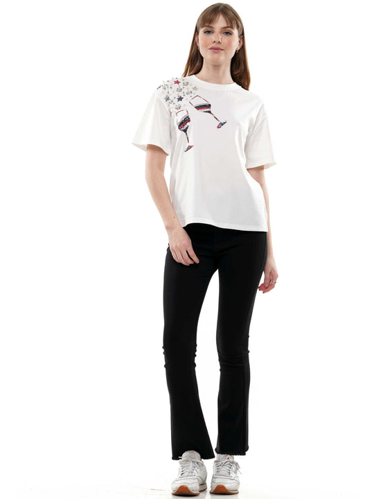 American Wine Glass T-Shirt