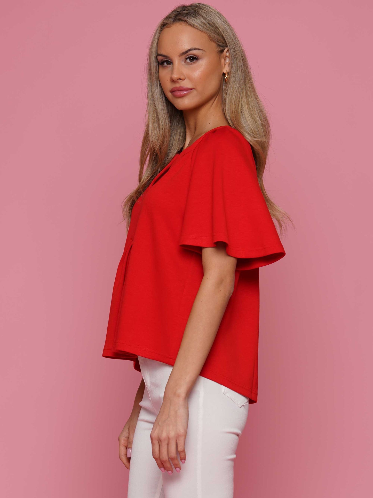 Soft V-Neck Short Sleeve