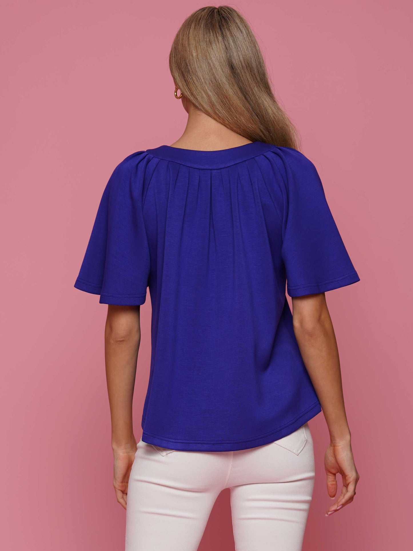 Soft V-Neck Short Sleeve