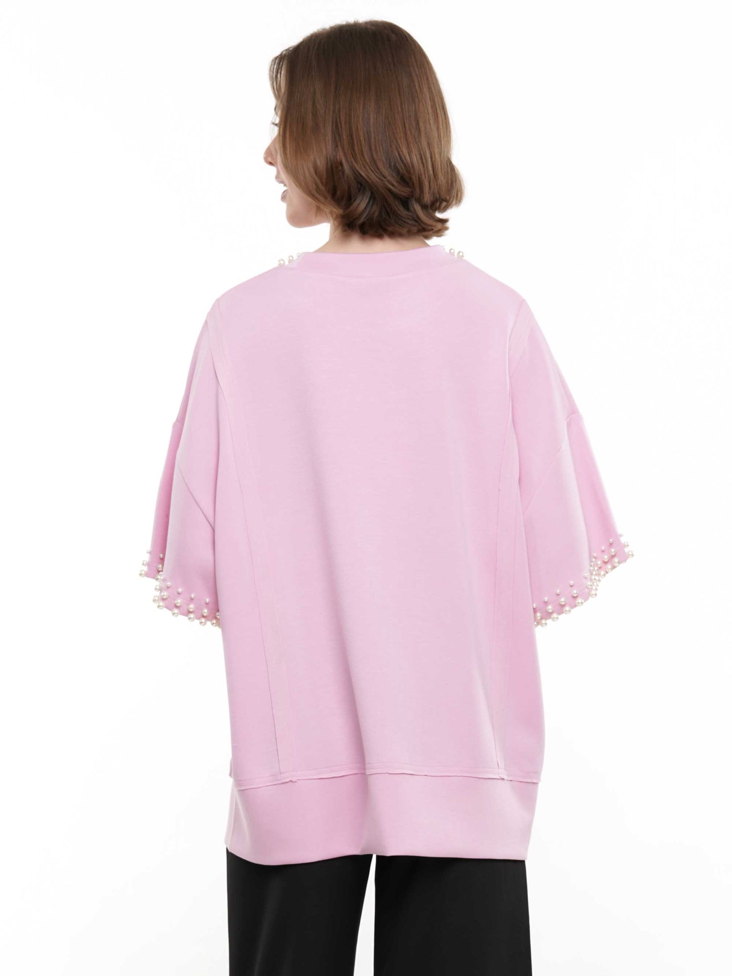 Pearl and Two Slit Top