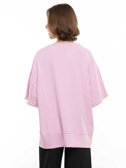 Pearl and Two Slit Top