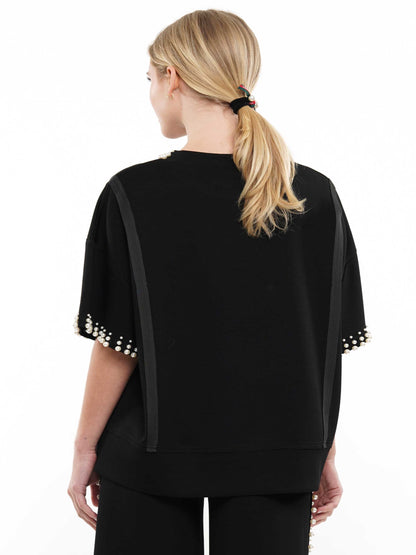 Pearl and Two Slit Top