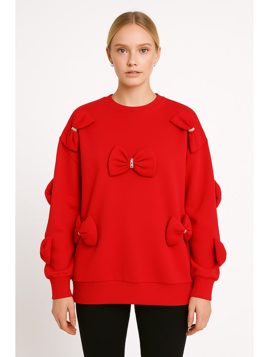 3D Ribbon Sweatshirt