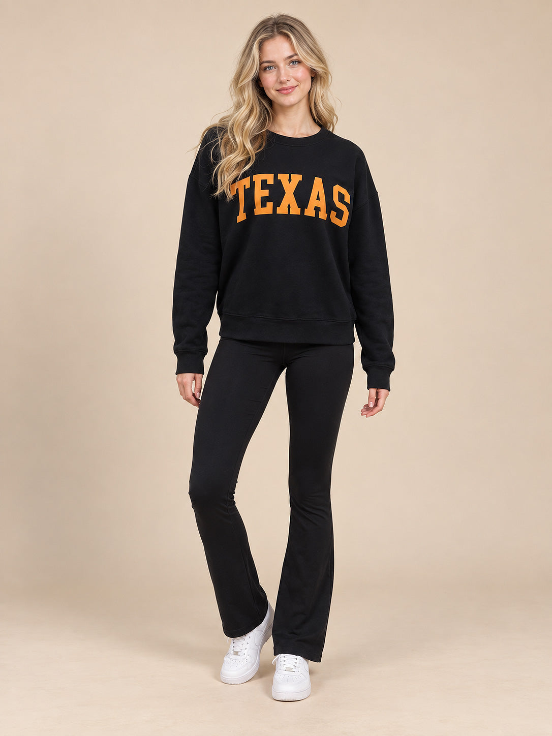 TEXAS Classic Relaxed Crew Sweatshirt
