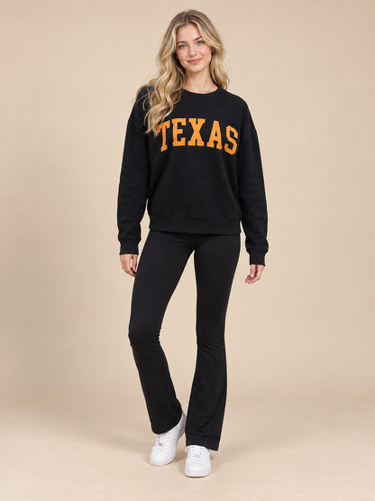 TEXAS Classic Relaxed Crew Sweatshirt