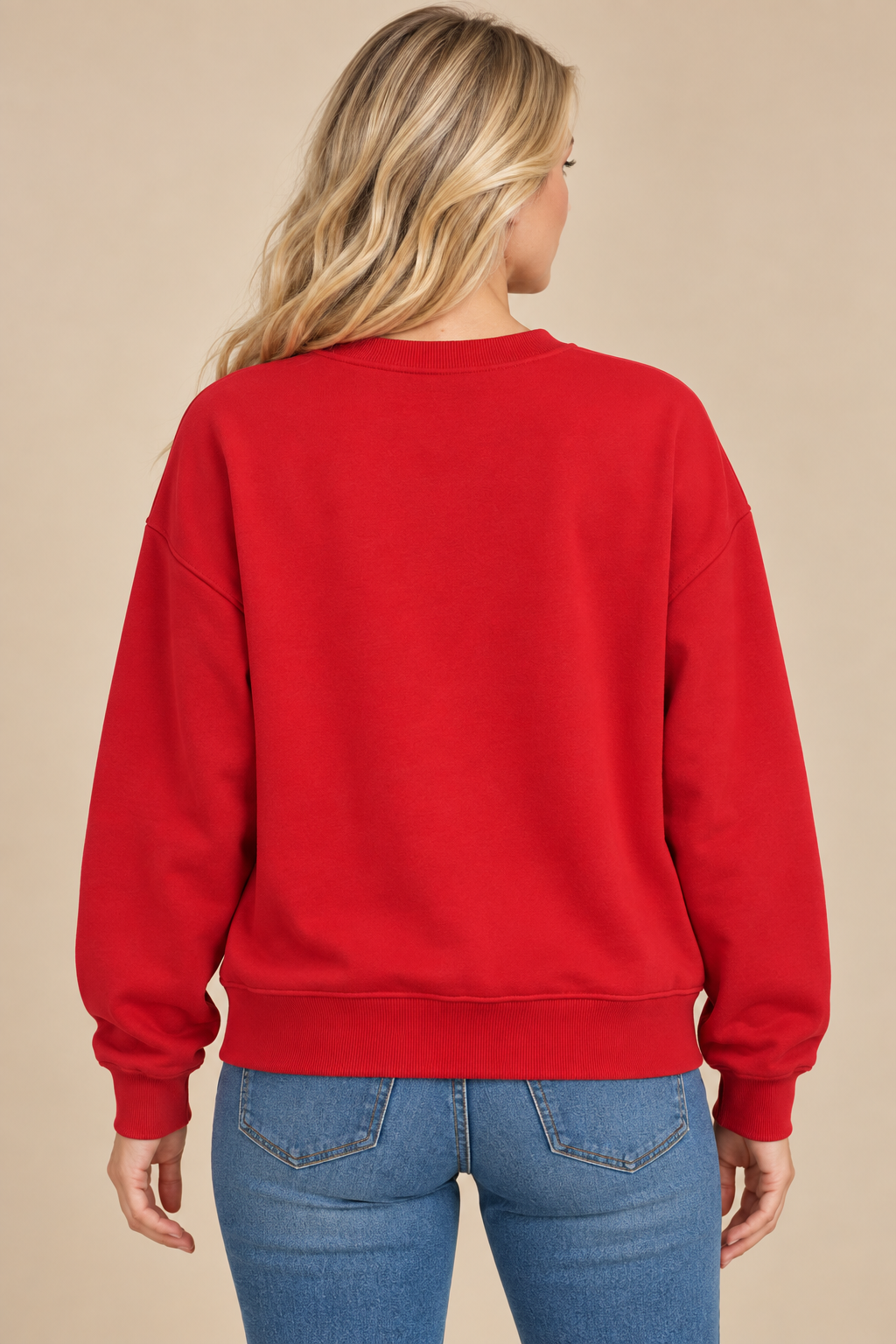 Santa Face Rhinestone Graphic Crewneck