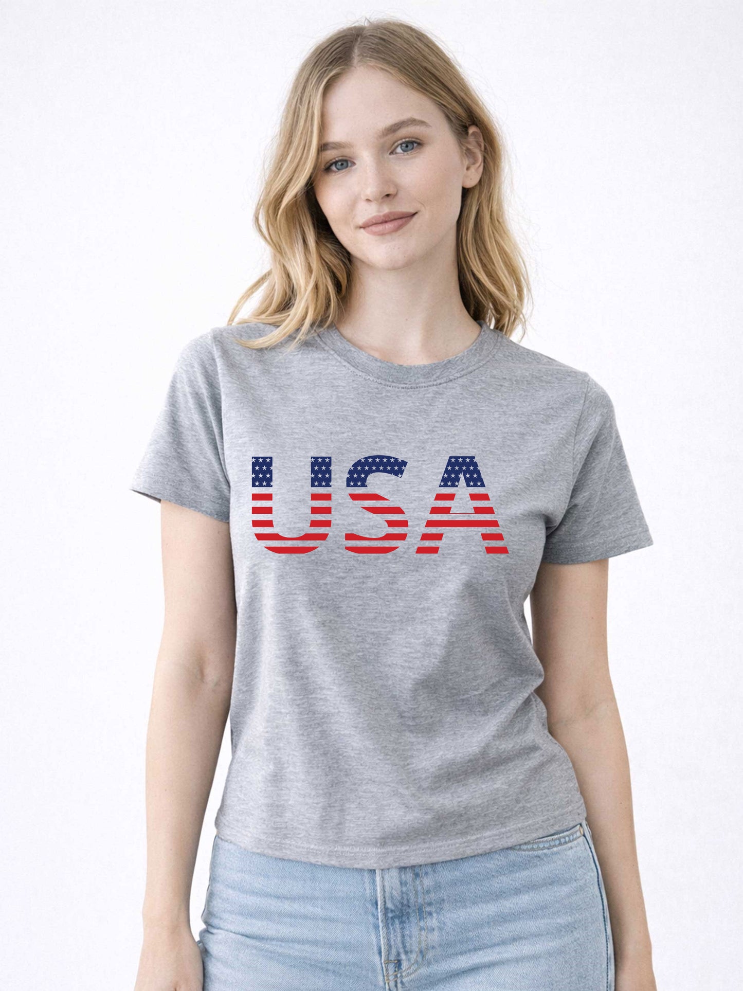 USA Graphic Fitted Tee