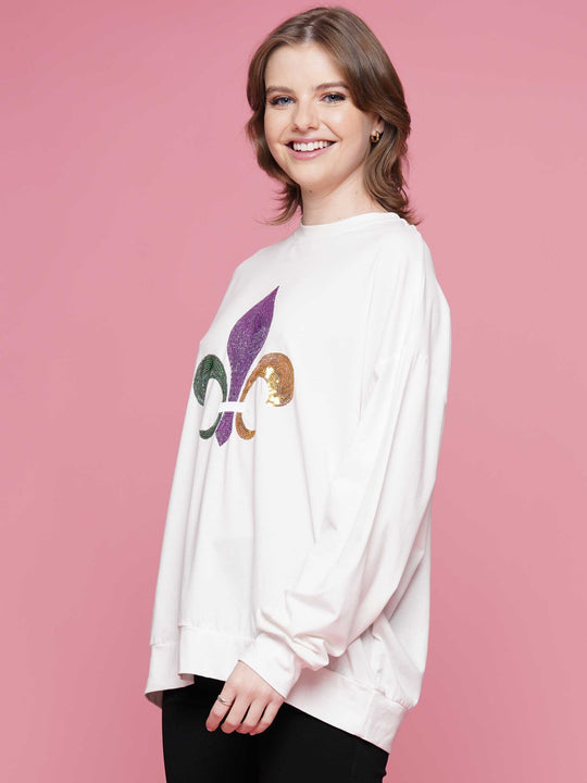 Fluer de lis long sleeve t-shirt