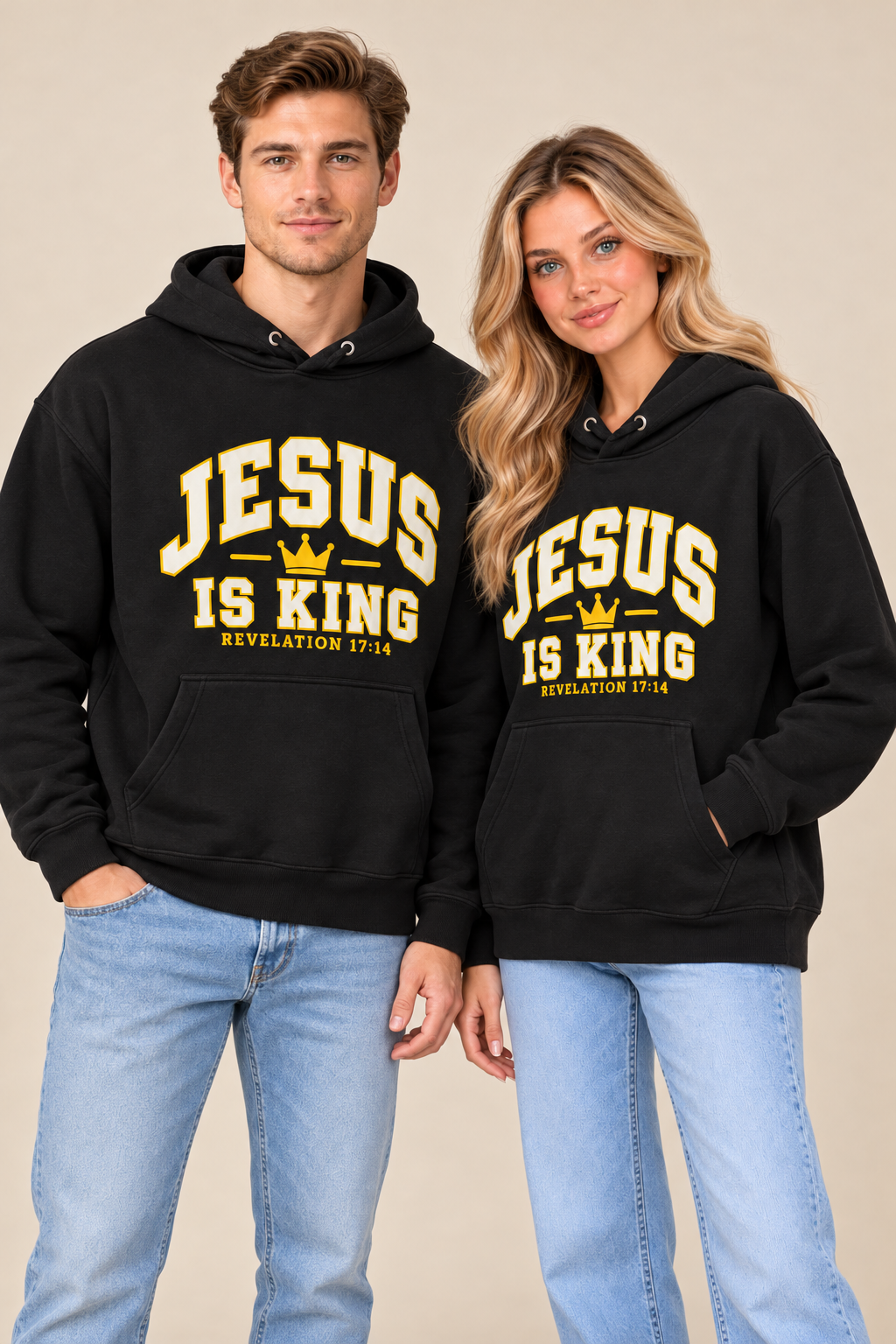 Jesus Is King Unisex Heavyweight Pullover Hoodie
