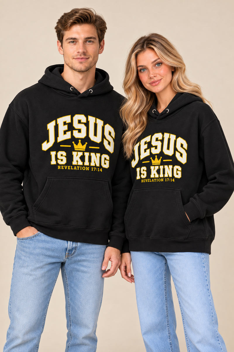 Jesus Is King Unisex Heavyweight Pullover Hoodie