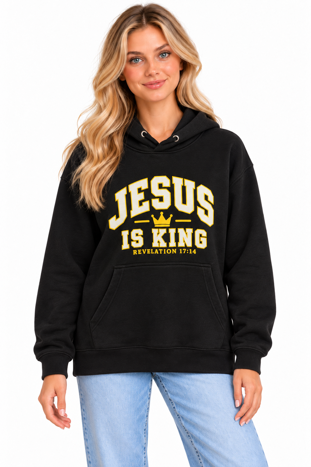 Jesus Is King Unisex Heavyweight Pullover Hoodie