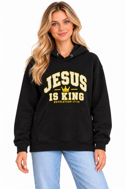 Jesus Is King Unisex Heavyweight Pullover Hoodie