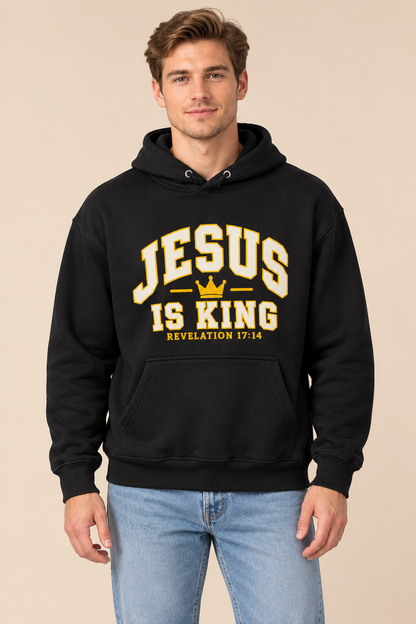 Jesus Is King Unisex Heavyweight Pullover Hoodie