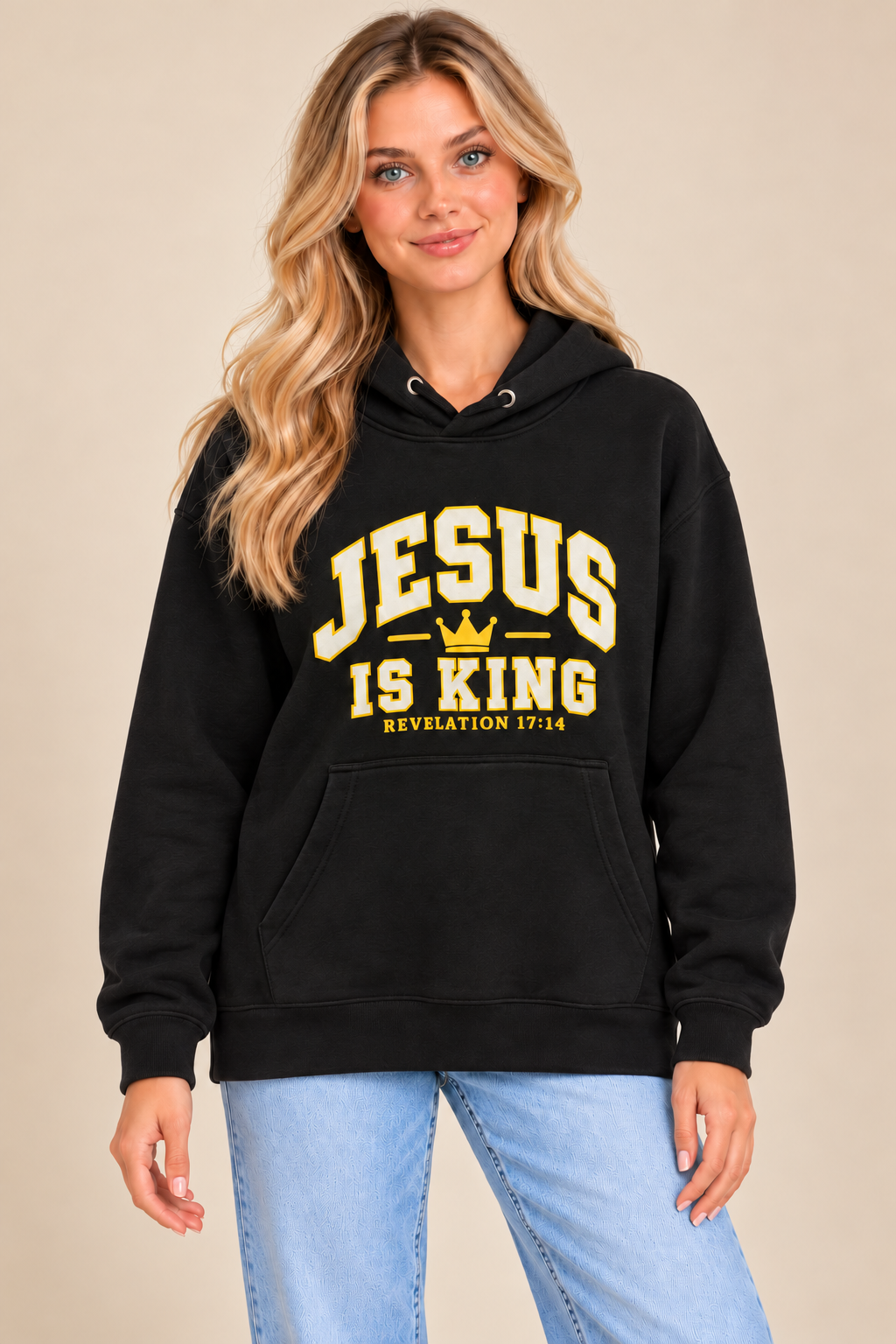 Jesus Is King Unisex Heavyweight Pullover Hoodie