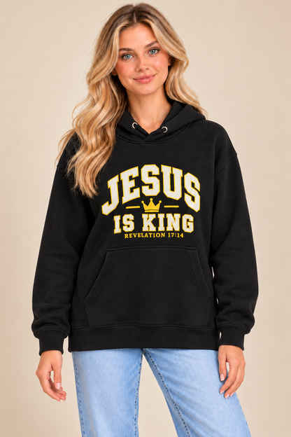 Jesus Is King Unisex Heavyweight Pullover Hoodie