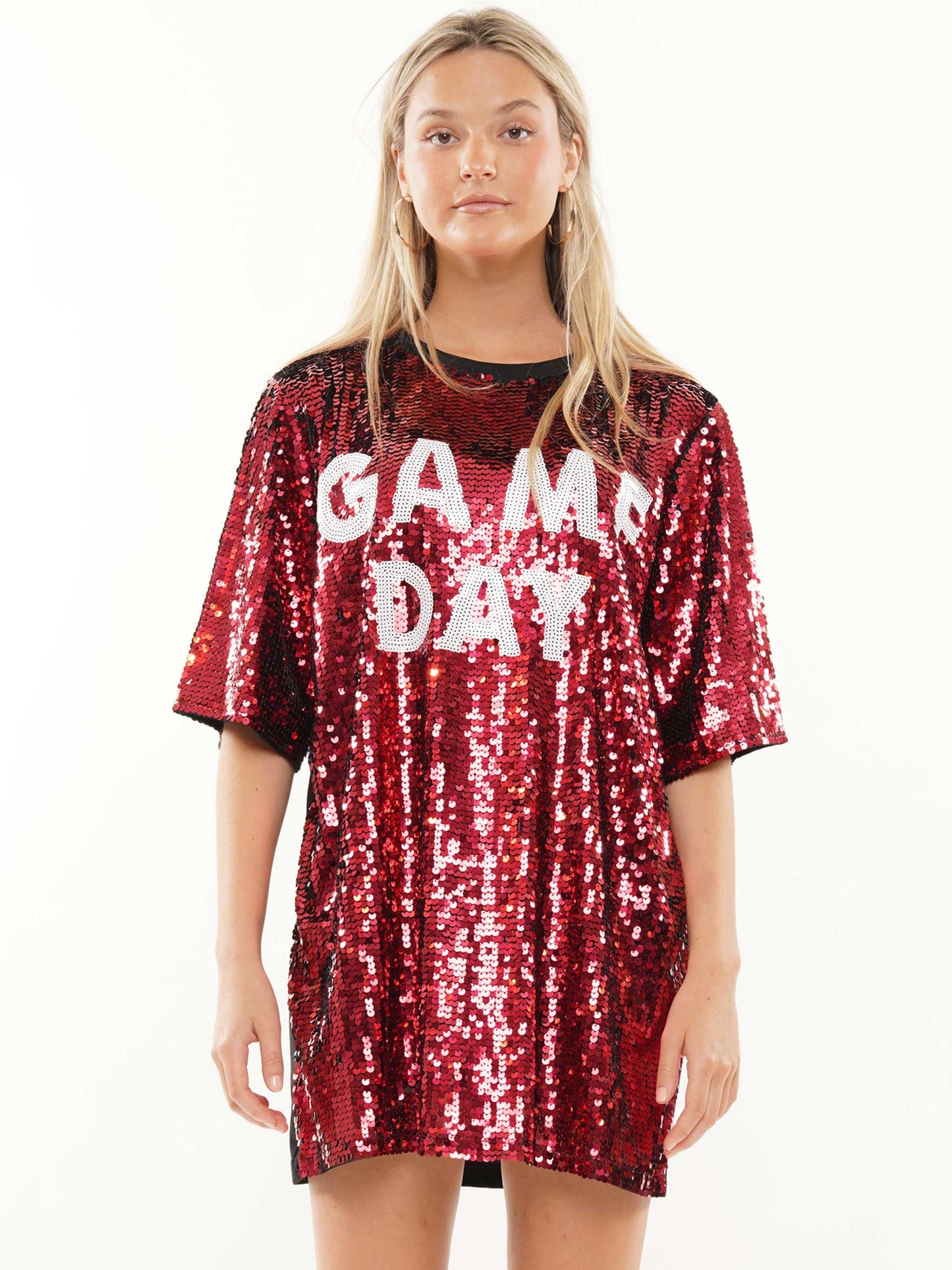 Game day sequin dress
