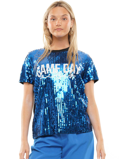 Gameday Vibes Sequin Top