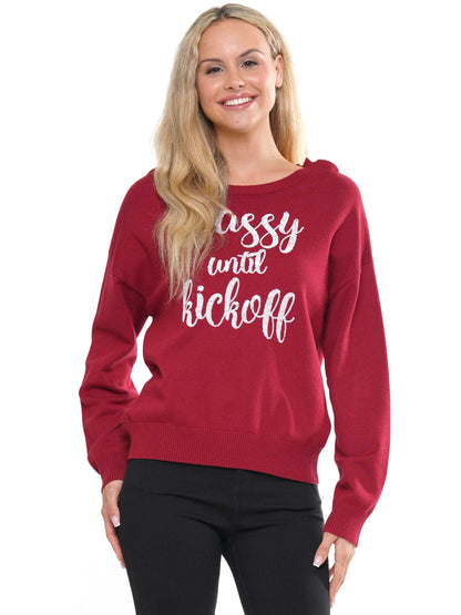 Classy until KICK OFF Sweater