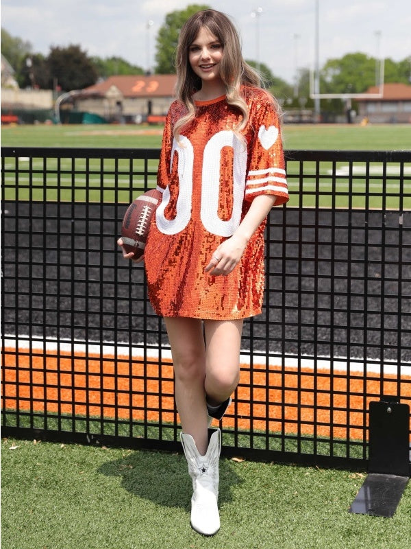 Double Zero Sequin Dress