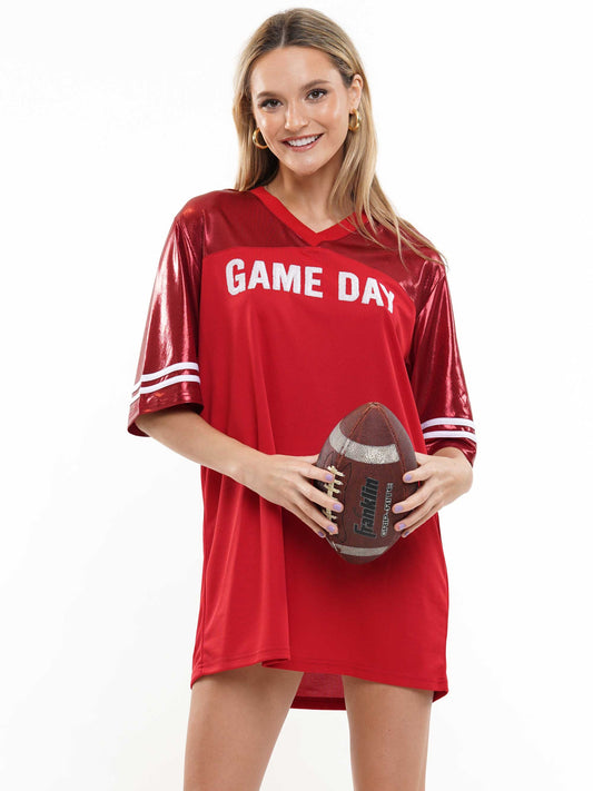 Game Day V Neck Dress
