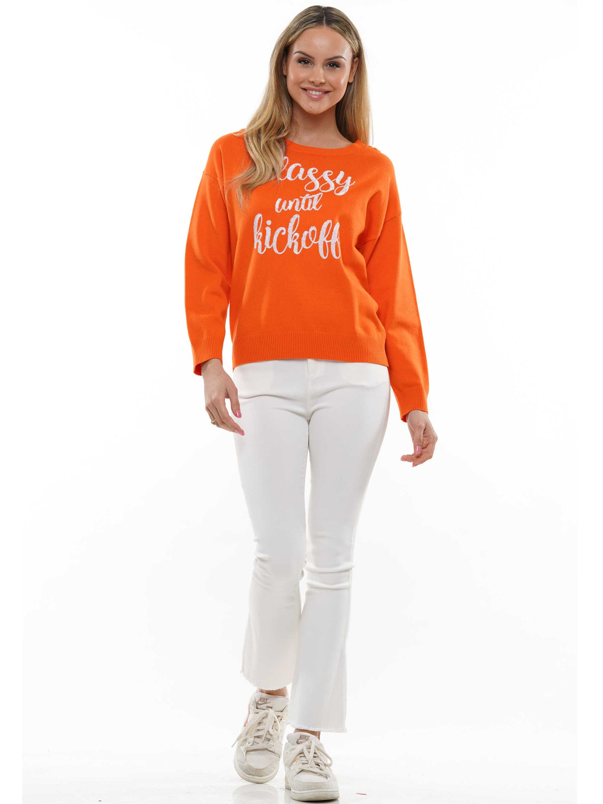 Classy until KICK OFF Sweater