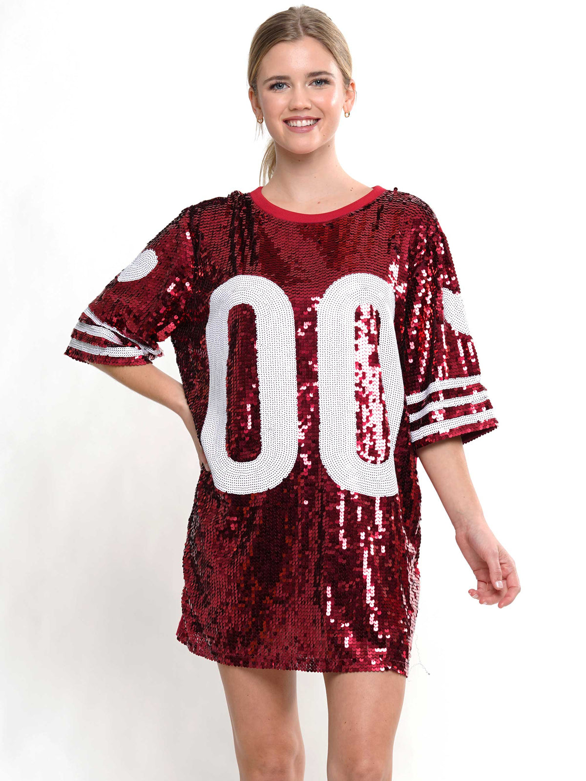 Double Zero Sequin Dress