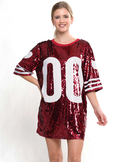 Double Zero Sequin Dress