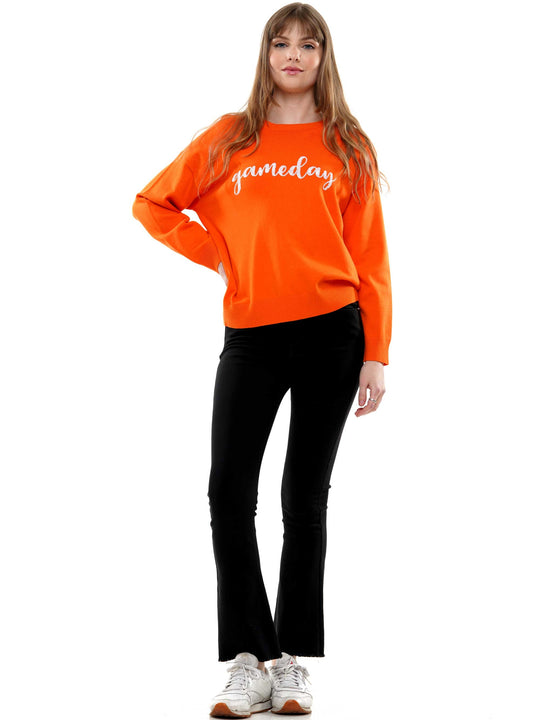 Gameday scrip sequin sweater