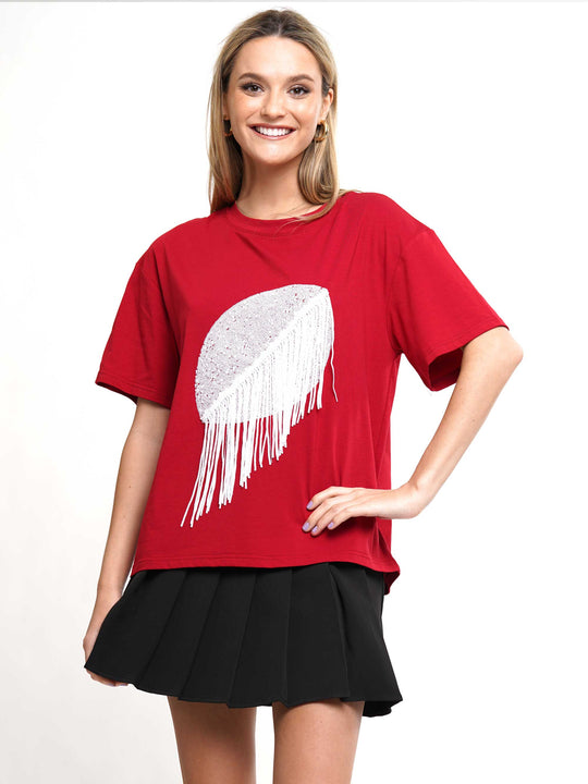 Football Fringe Top