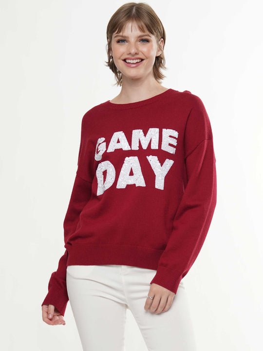 Knit Sweaher with Gameday Sequin