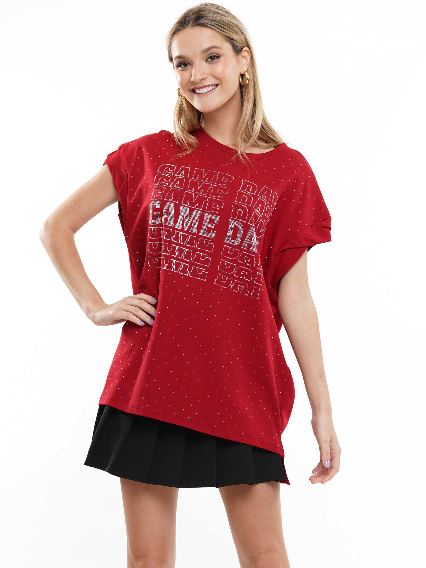Polka Dot Game Day Top