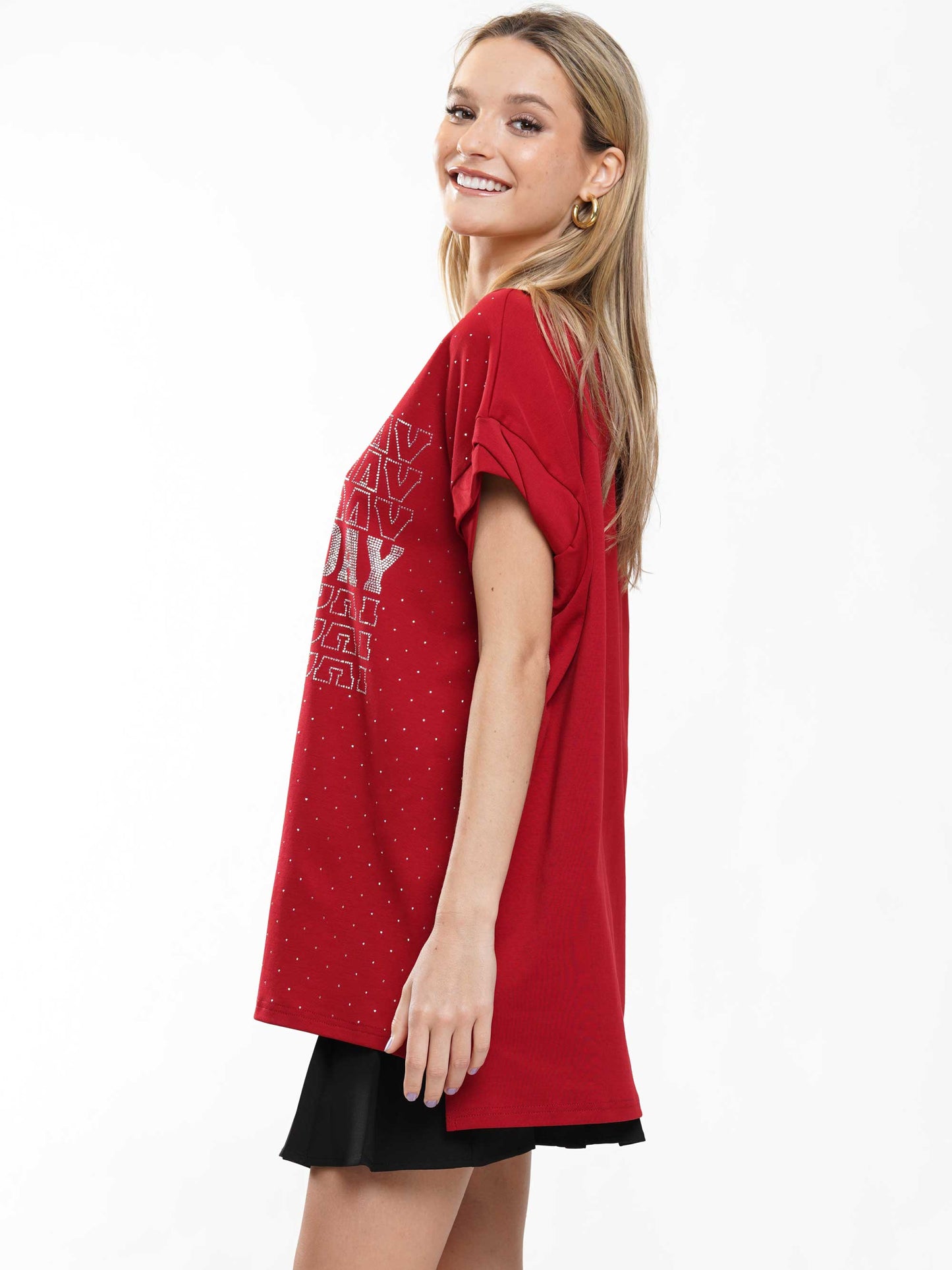 Polka Dot Game Day Top