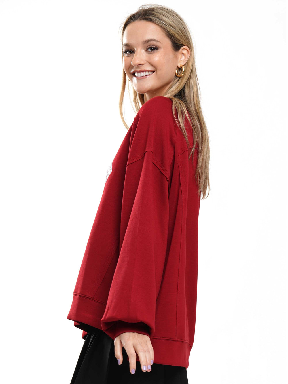 Football Sequin Sweatshirt