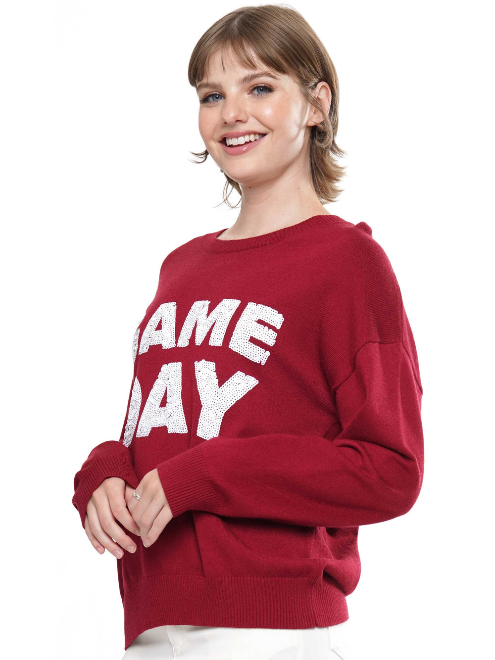 Knit Sweaher with Gameday Sequin