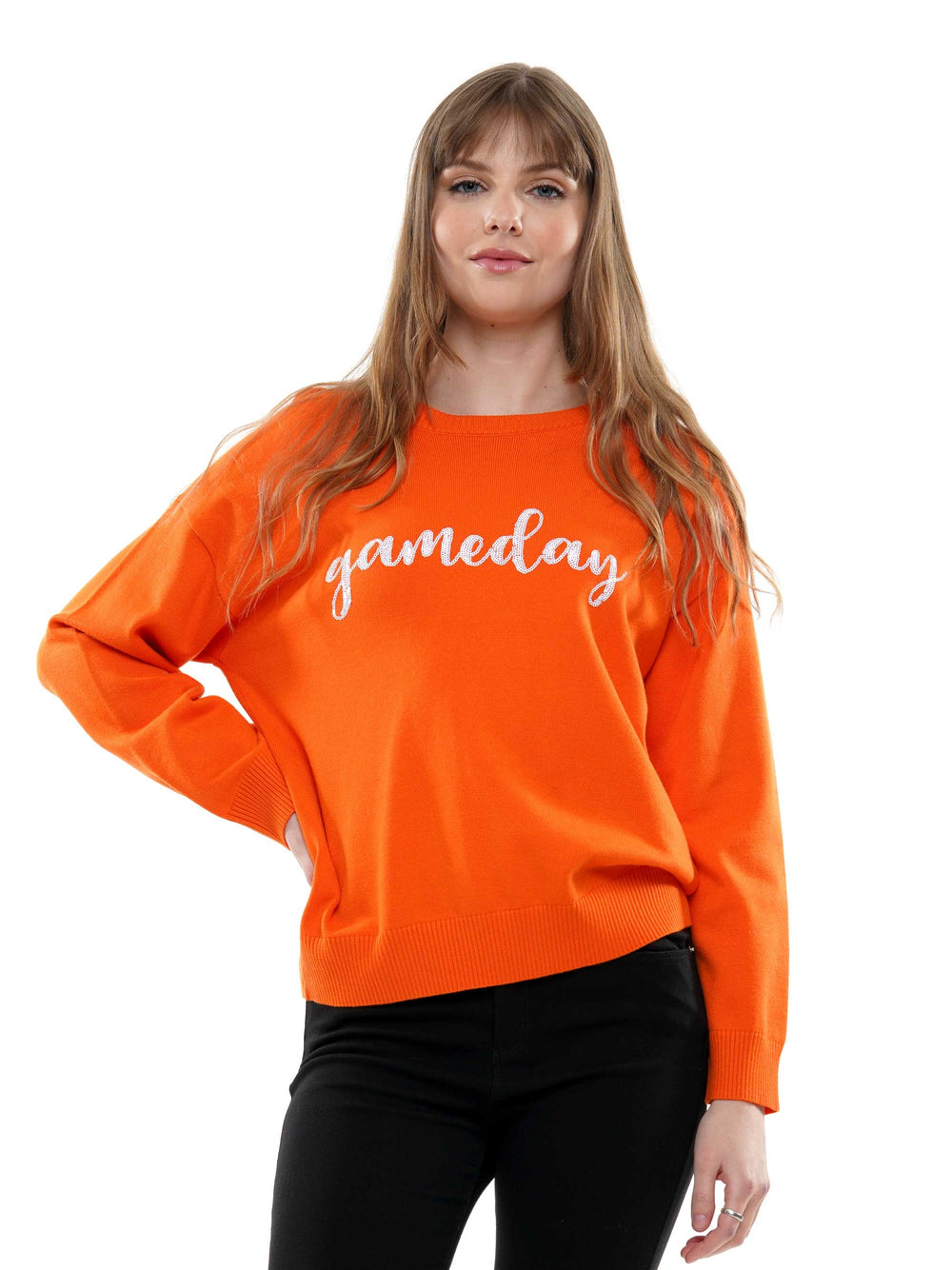 Gameday scrip sequin sweater