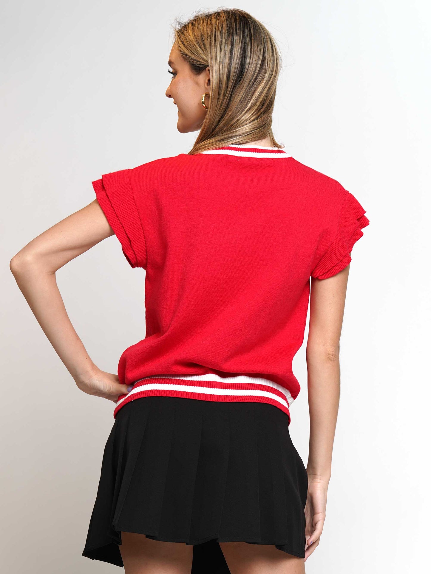 Football Fringe Sweater