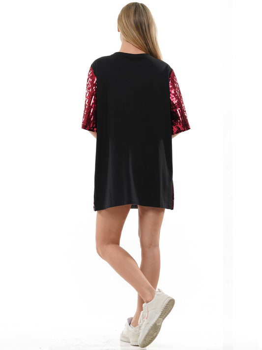 Game day sequin dress