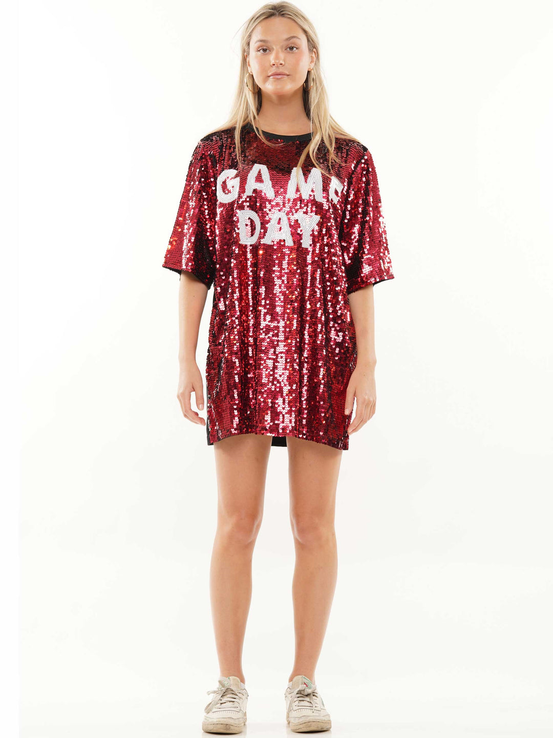 Game day sequin dress
