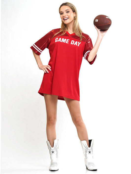 Game Day V Neck Dress