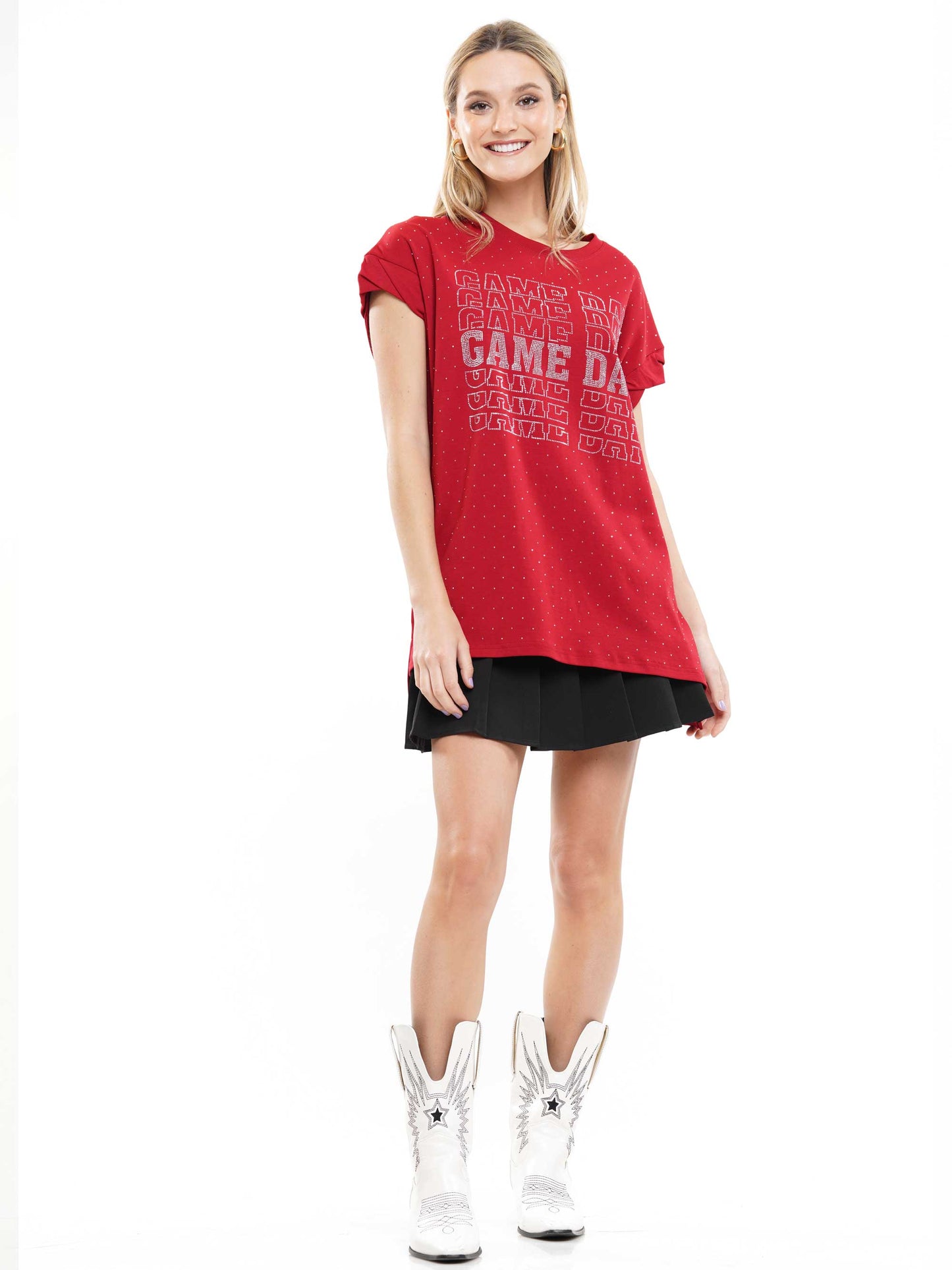Polka Dot Game Day Top