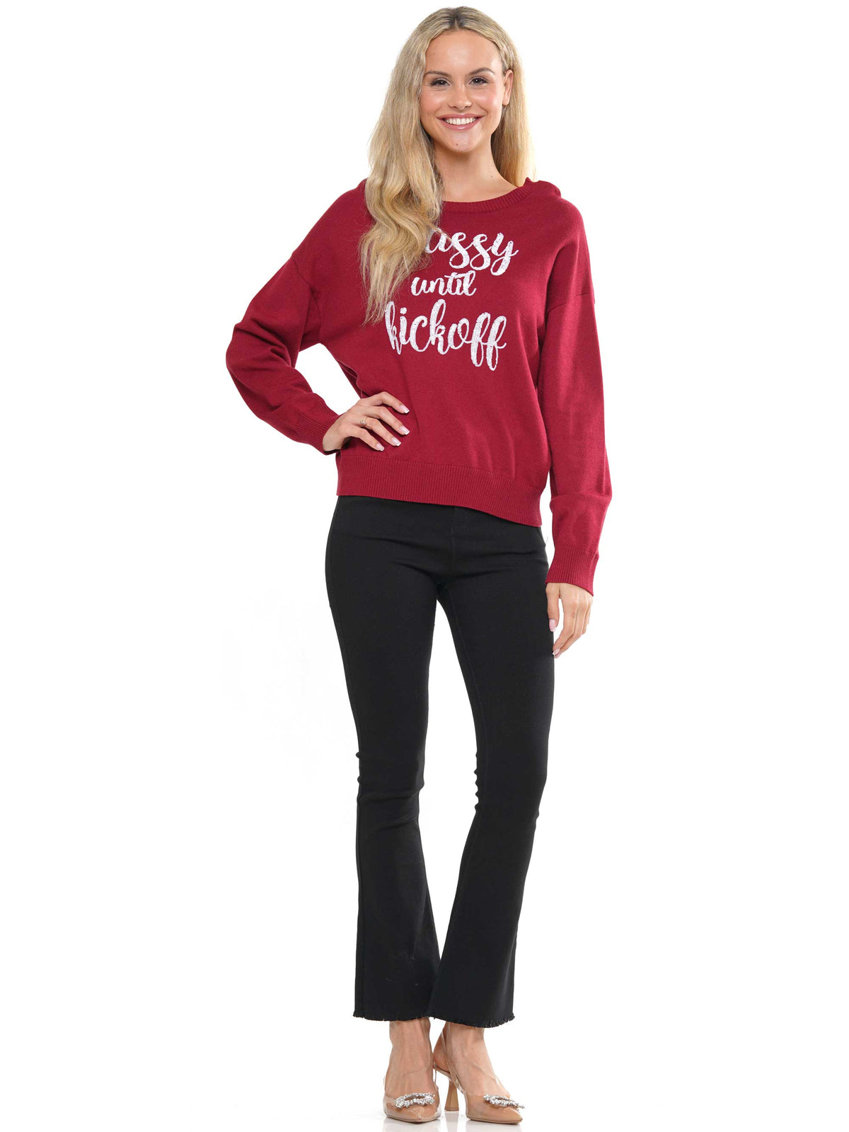 Classy until KICK OFF Sweater