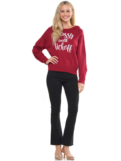 Classy until KICK OFF Sweater