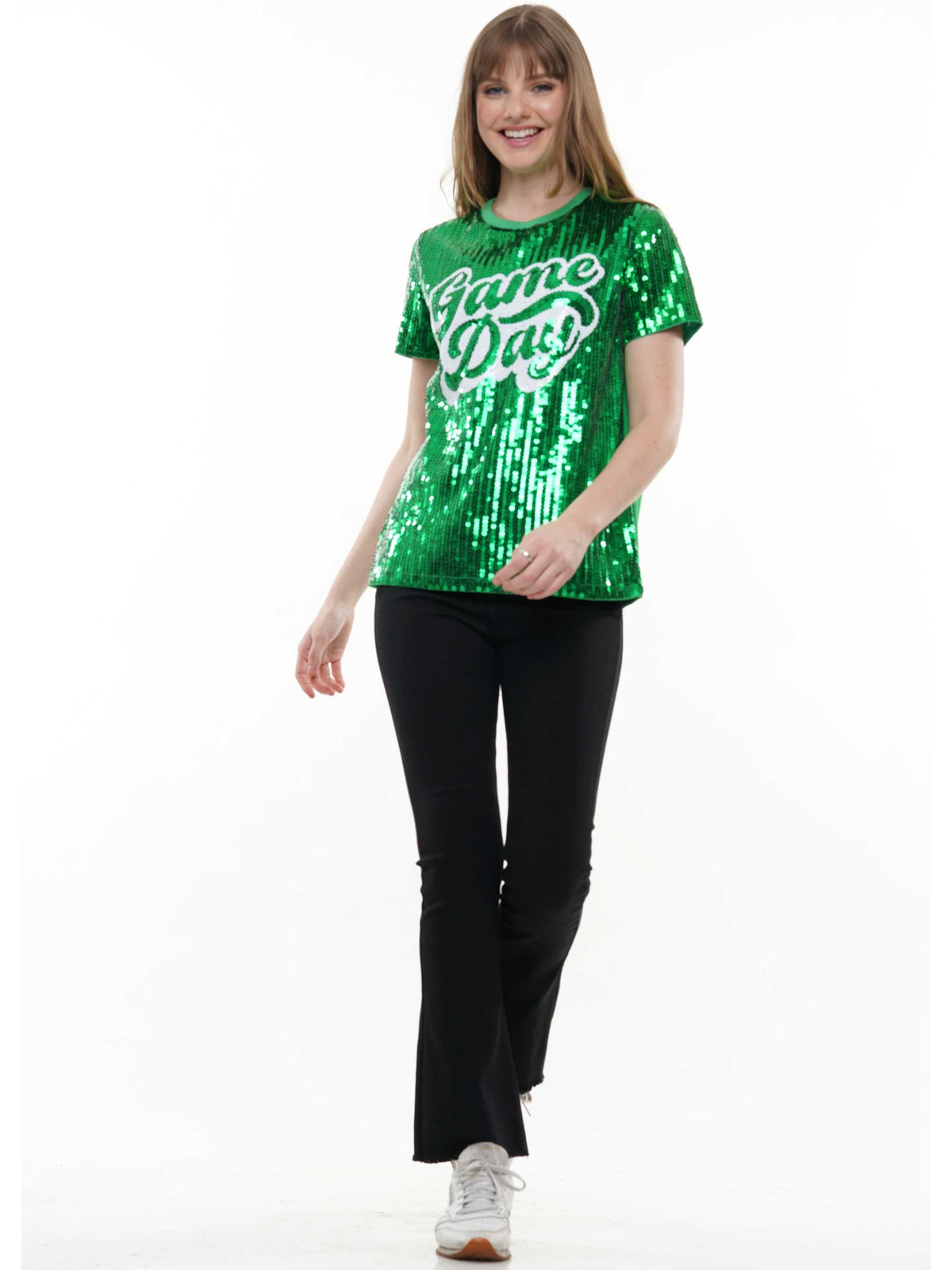 Gameday Sequin Top