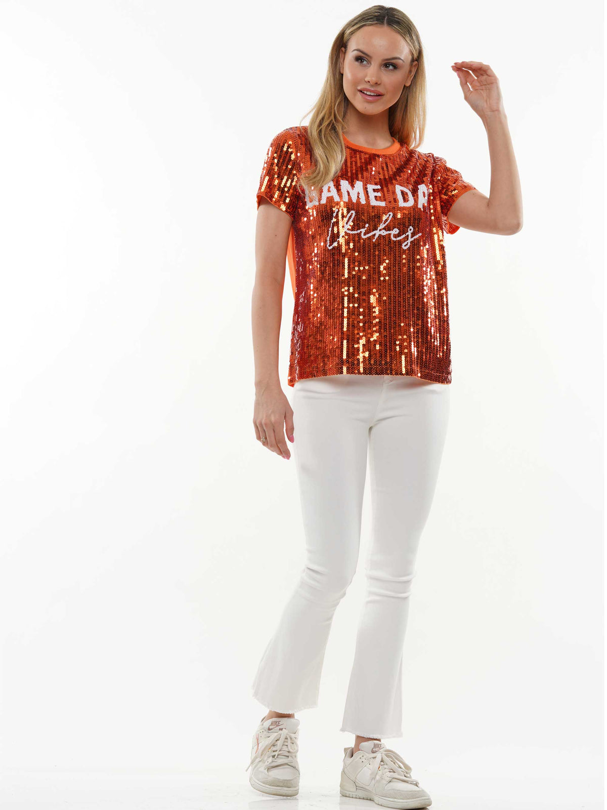 Gameday Vibes Sequin Top